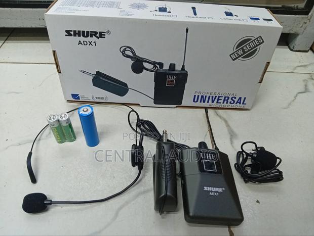 Shure Adx1 Headset and Lapel Mic