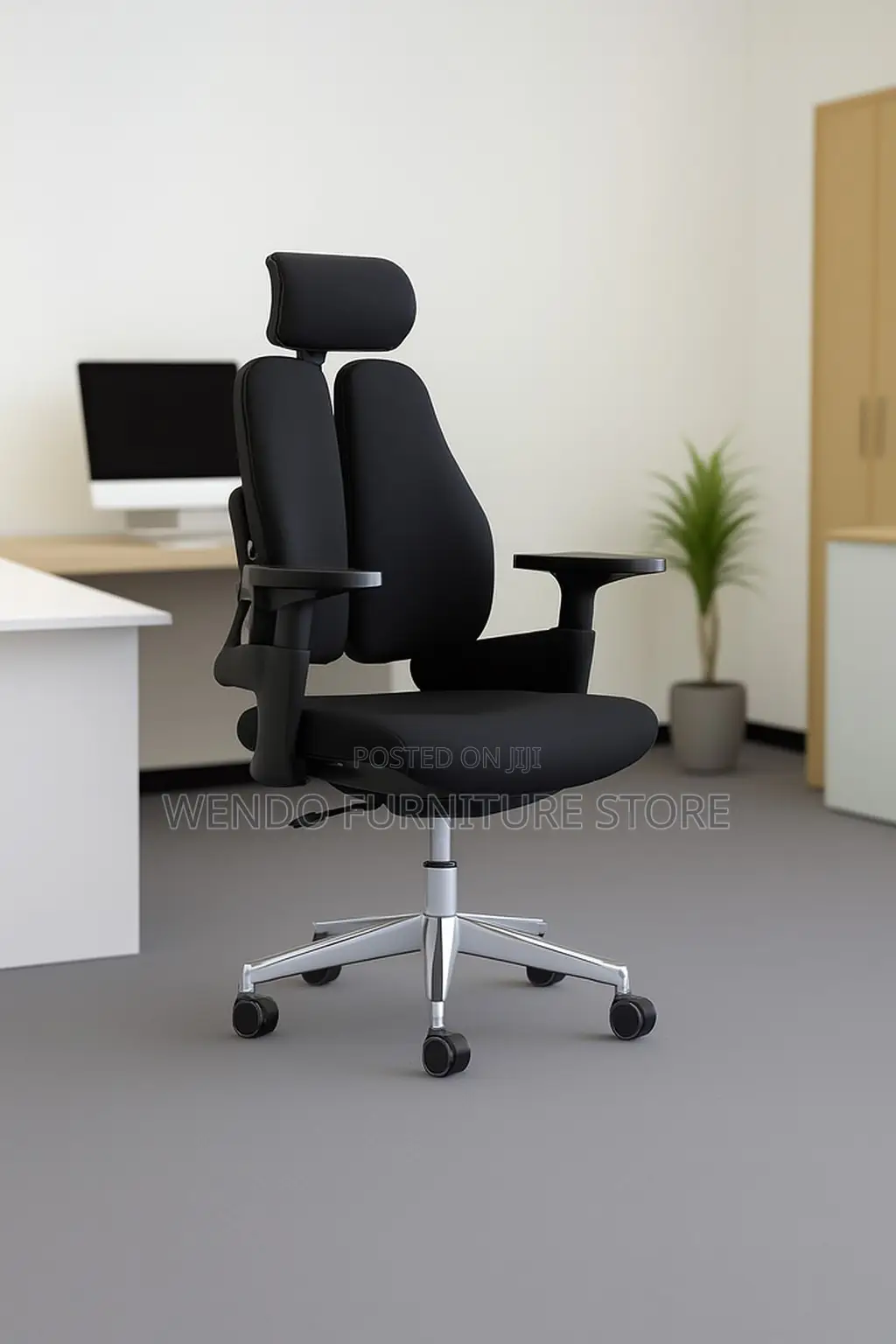 Office Chairs; Orthopedic High Backrest Office Chair With Dual Back