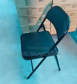 Foldable Chair; Metal Folding Chair With Soft Padded Seat