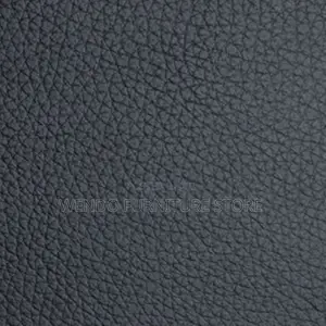 Office Sofa; Five Seaters Executive Black Leather Office Sofa Set