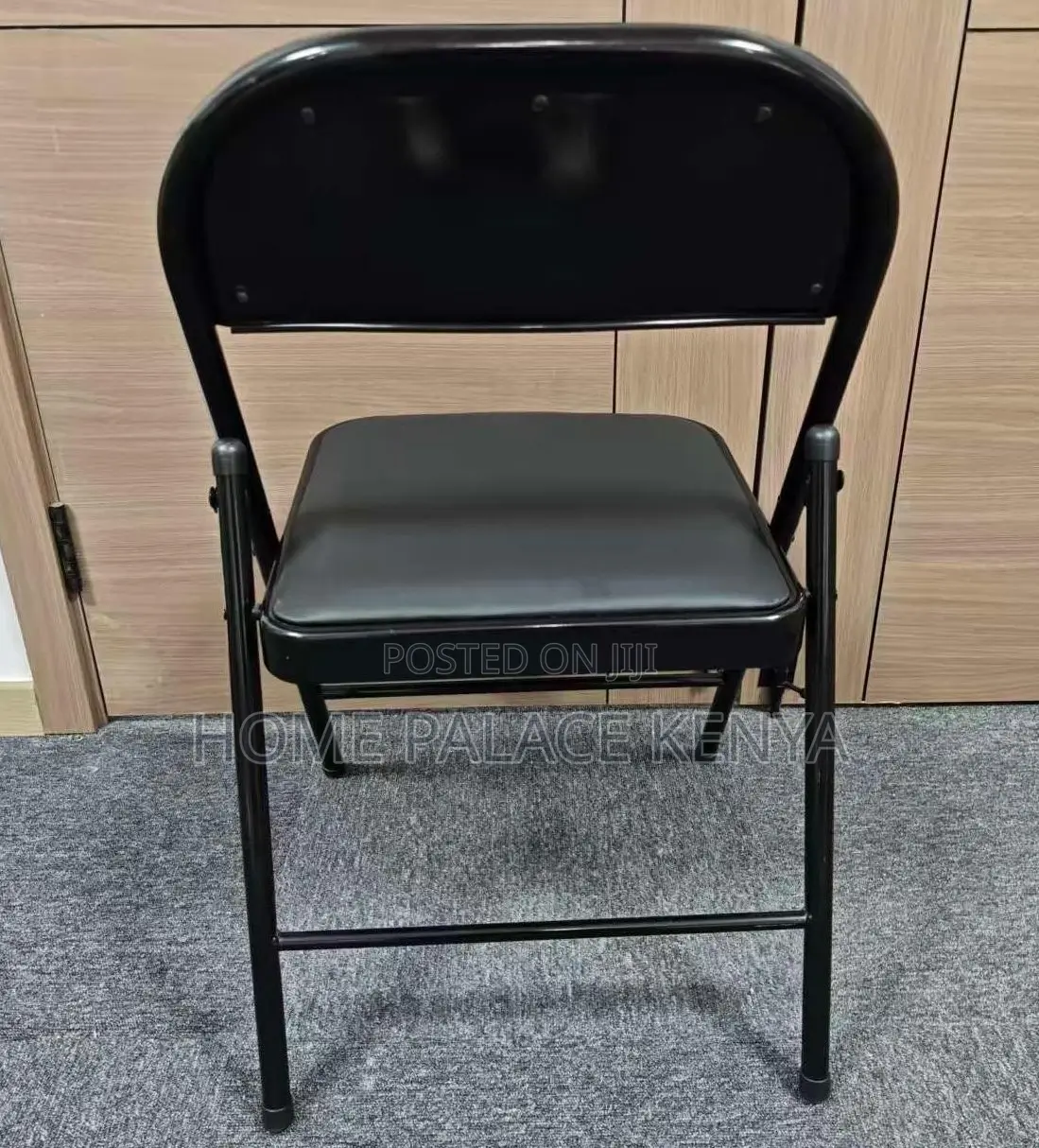 Foldable Chair; Metal Folding Chair With Soft Padded Seat