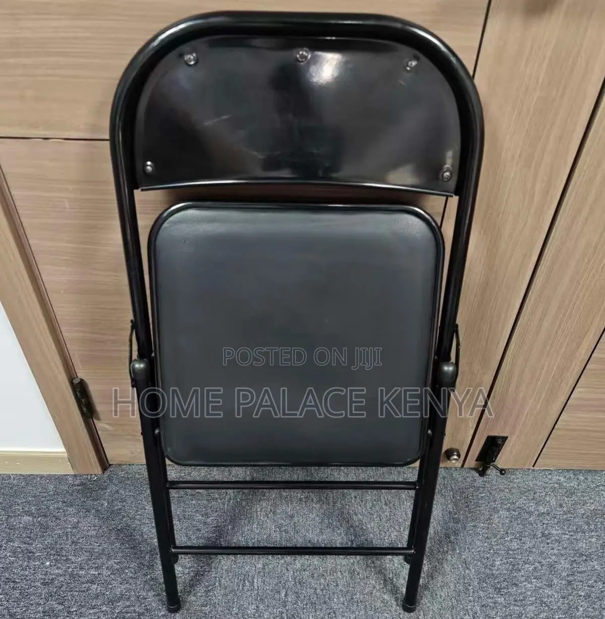 Foldable Chair; Metal Folding Chair With Soft Padded Seat