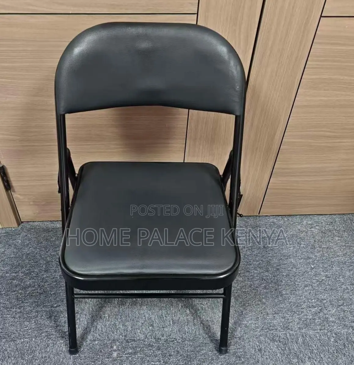 Foldable Chair; Metal Folding Chair With Soft Padded Seat