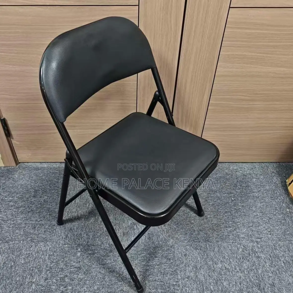 Foldable Chair; Metal Folding Chair With Soft Padded Seat