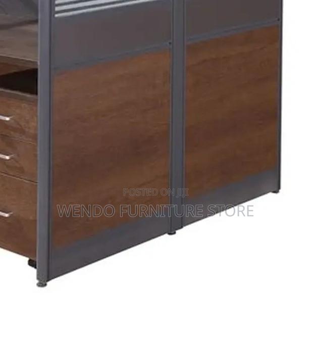 Office Workstations; Two Users Cubicle MDF Office Workstation Desk - thumbnail 2