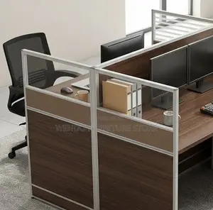 Office Workstations; Two Users Cubicle MDF Office Workstation Desk