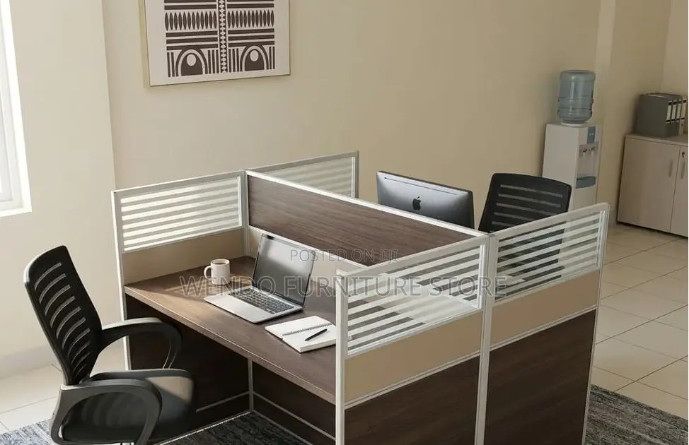 Office Workstations; Two Users Cubicle MDF Office Workstation Desk