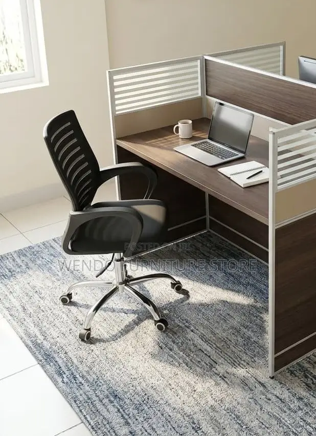 Office Workstations; Two Users Cubicle MDF Office Workstation Desk