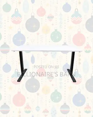 Modern Dual Motor Electric Desk Heavy Duty Dual Monitor Workspace