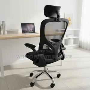 Office Chairs; Ergonomic High Back Office Chairs With Flip Up Armrests