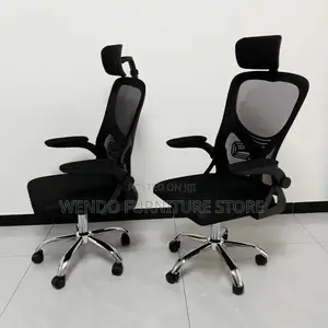 Office Chairs; Ergonomic High Back Office Chairs With Flip Up Armrests