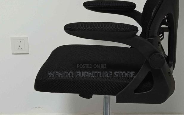 Office Chairs; Ergonomic High Back Office Chairs With Flip Up Armrests - thumbnail 6
