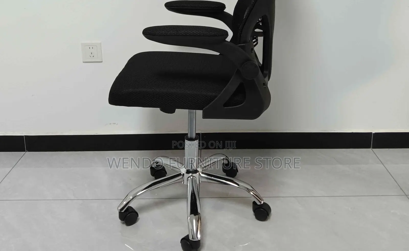 Office Chairs; Ergonomic High Back Office Chairs With Flip Up Armrests