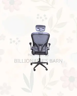 Heavy Duty Ergonomic Office Chair Flip Up Arms Adjustable Headrest