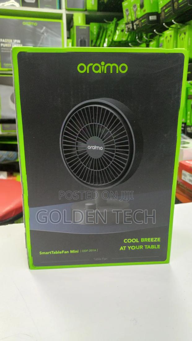 Oraimo 5w Smart Fan – Silent Cooling, All Day Comfort