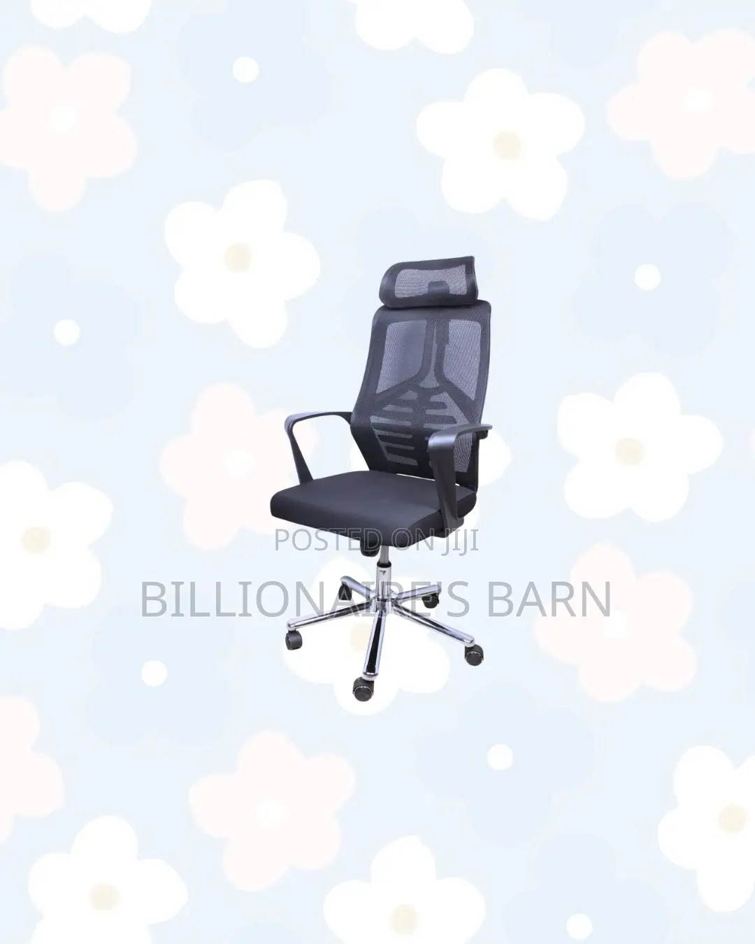 High Back Mesh Chair Headrest Lumbar Support Kenya Wide Shipping