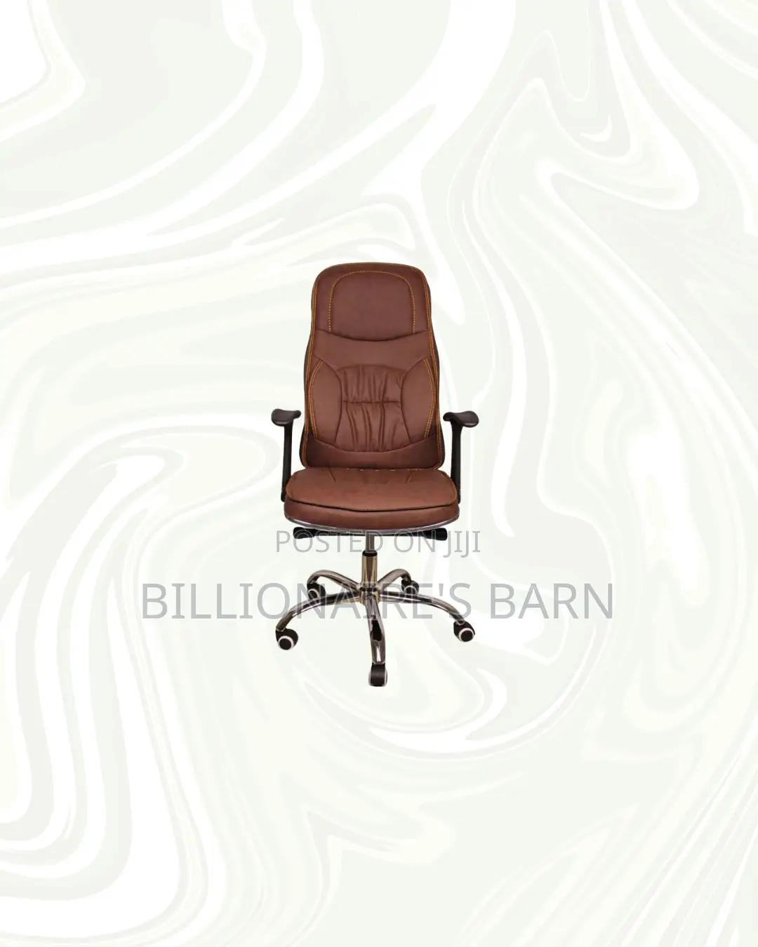 Ergonomic Executive Leather Chair Padded Armrest Kenya Wide Shipping
