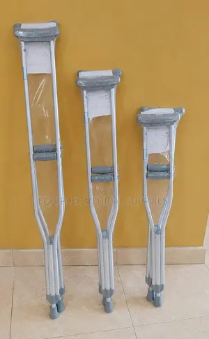 Height Adjustable Pediatric Underarm Crutches (Pair)