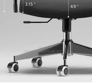 Office Chairs; Fabric Office Ergonomic Chair With High Back Support