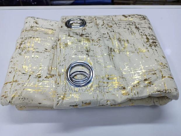 3 Pc Marble Velvet Curtains - thumbnail 2