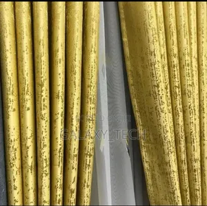 3 Pc Marble Velvet Curtains