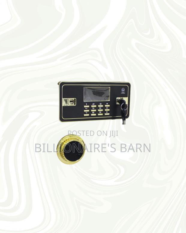 Heavy Duty Fireproof Biometric Steel Safe 60 Kg Dual Alarm Plus Backup
