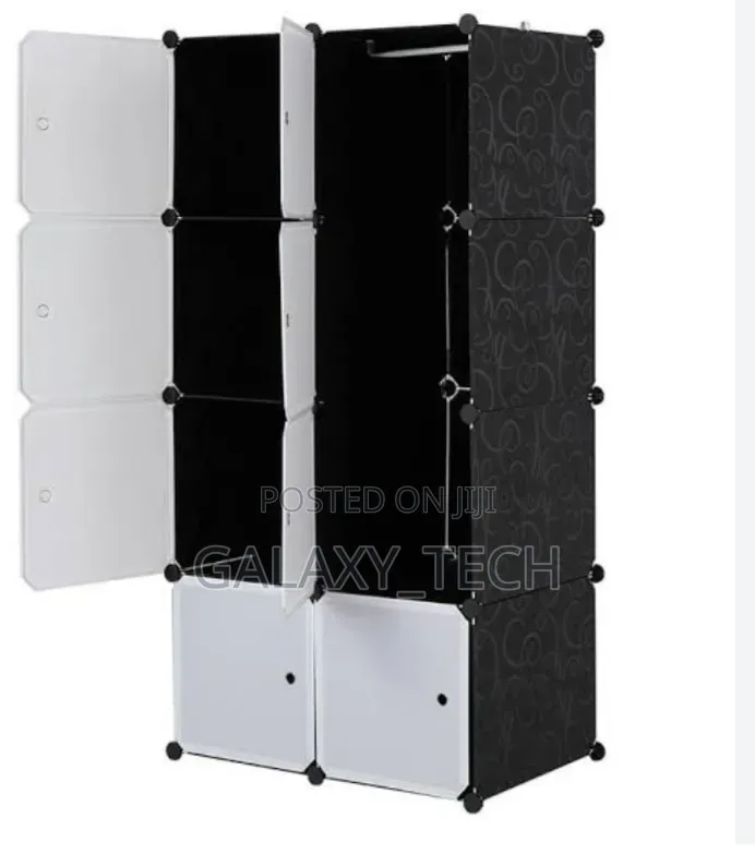 2 Columns Plastic Wardrobes