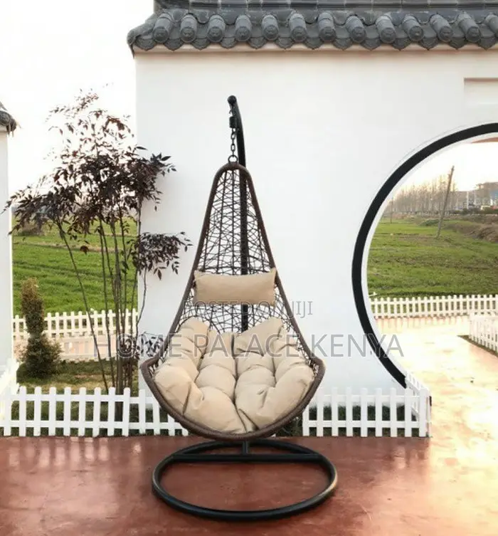 Swing Chair: Rattan Garden Swing Hammock Chair