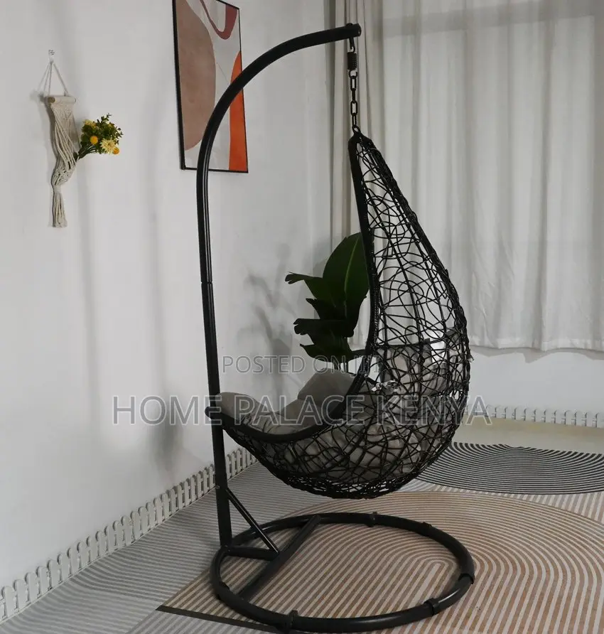 Swing Chair: Rattan Garden Swing Hammock Chair