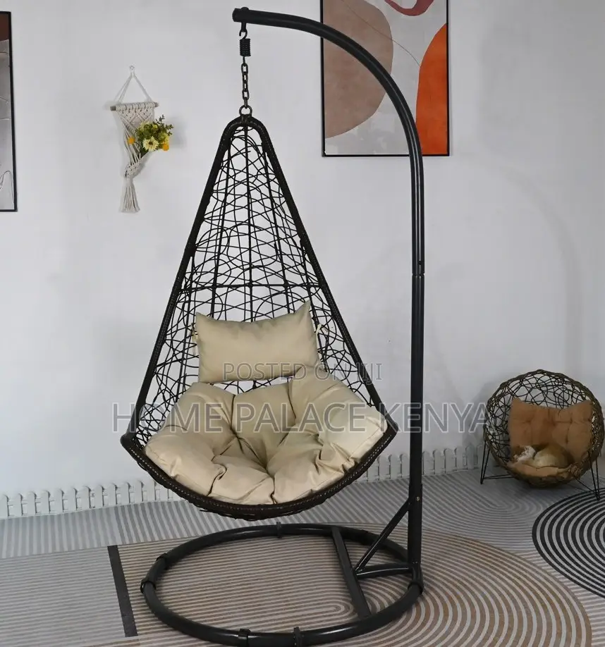 Swing Chair: Rattan Garden Swing Hammock Chair