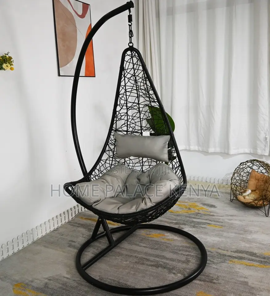 Swing Chair: Rattan Garden Swing Hammock Chair