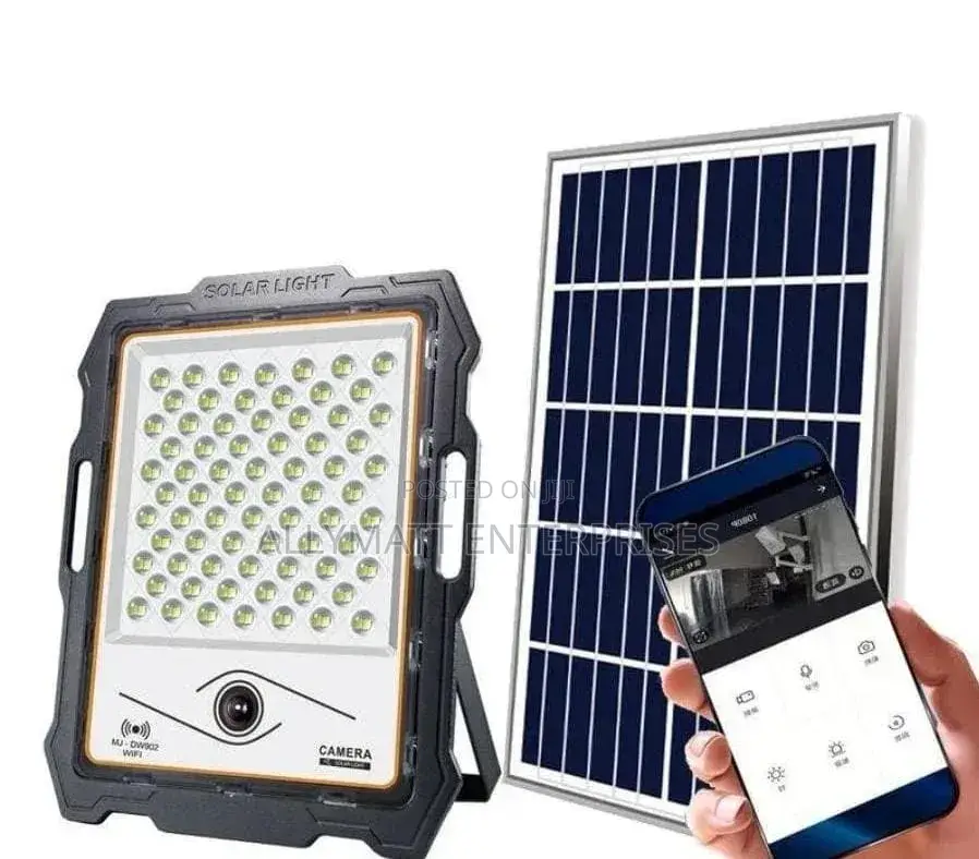 Solar Camera Flood Light