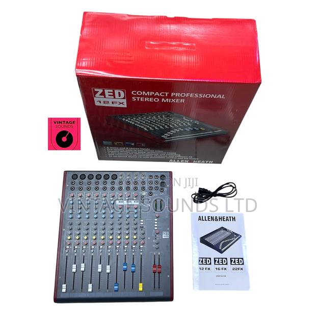 Allen Heath Zed-12fx 12-Channel Live Studio Mixer - thumbnail 2
