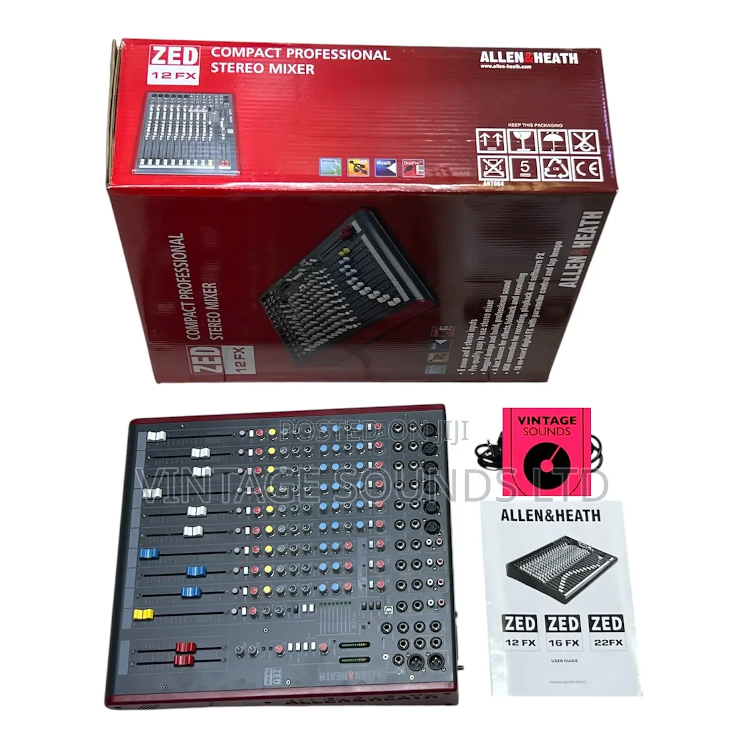 Allen Heath Zed-12fx 12-Channel Live Studio Mixer