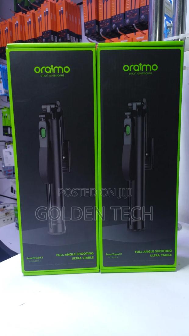 Oraimo Smarttripod 2 Foldable Mobile Tripod With Remote Control - thumbnail 2