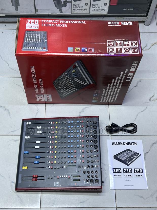 Allen Heath Zed-12fx 12-Channel Live Mixer Console