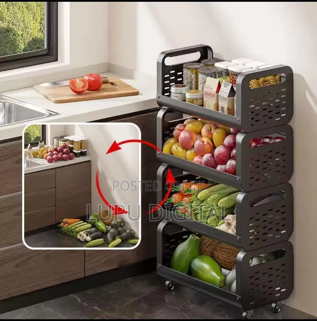 Kitchen Basket Household Storage Rack