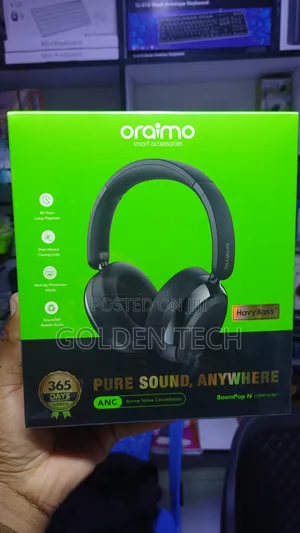 Oraimo Boompop N Over-Ear Bluetooth Headphones With Hybrid Anc