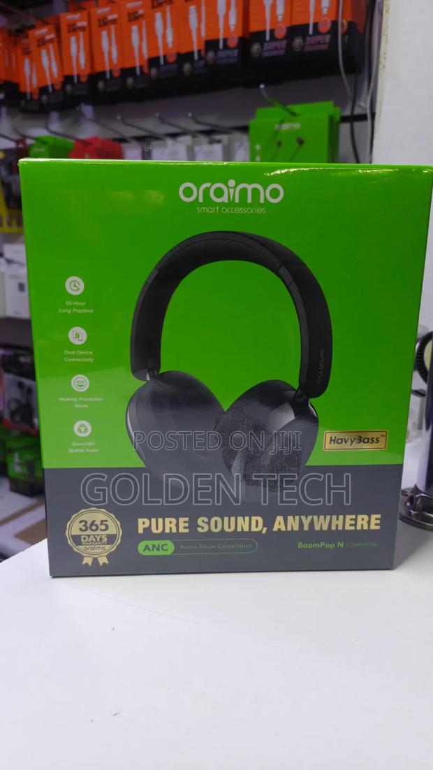 Oraimo Boompop N Hybrid Active Noise Cancelling Headphones 65hrs