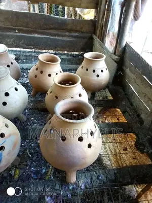Charcoal Briquettes Plus Brooding Pots