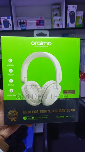 Oraimo Boompop Lite Enc Over-Ear Wireless Headphones 45hrs Playtime