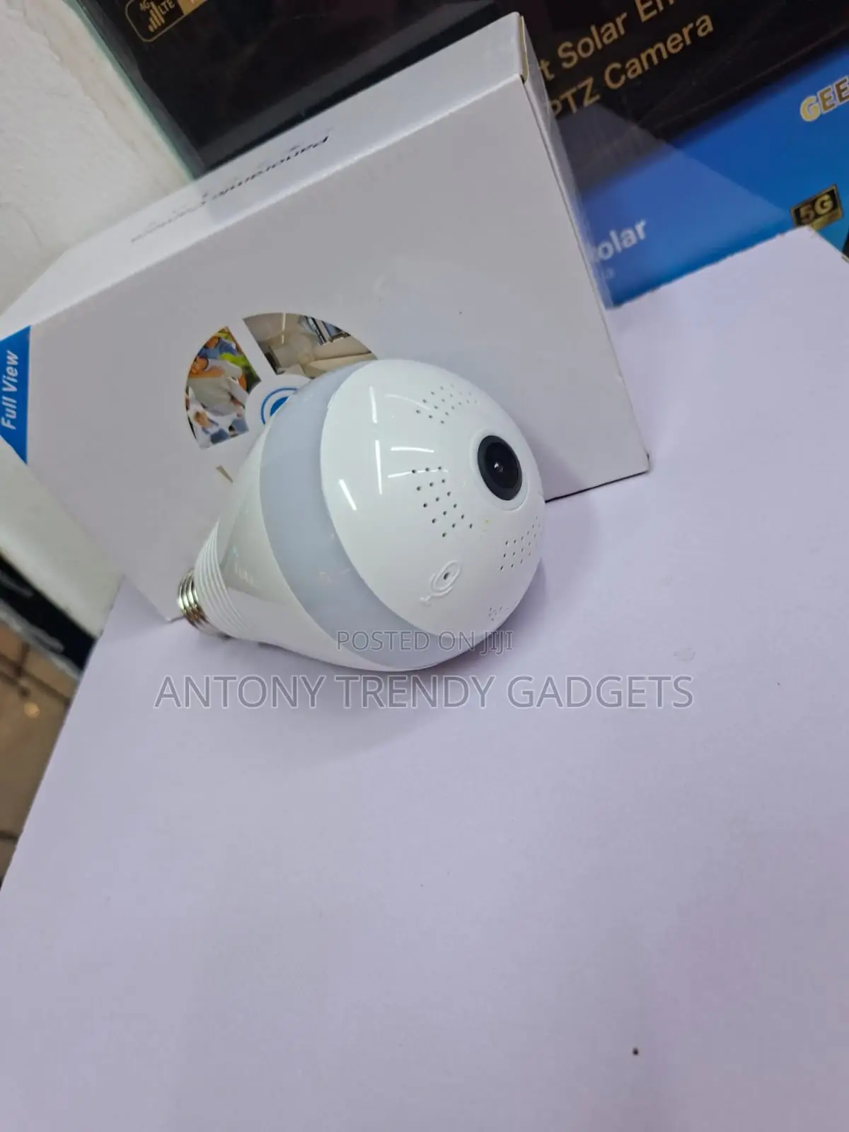 Led Bulb Security Camera 360° Panoramic Wifi CCTV Cam