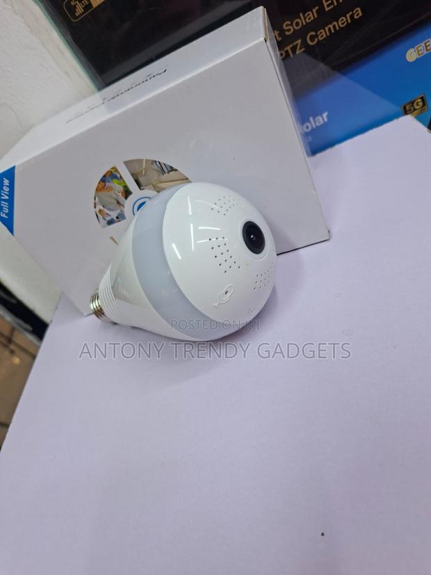 Led Bulb Security Camera 360° Panoramic Wifi CCTV Cam