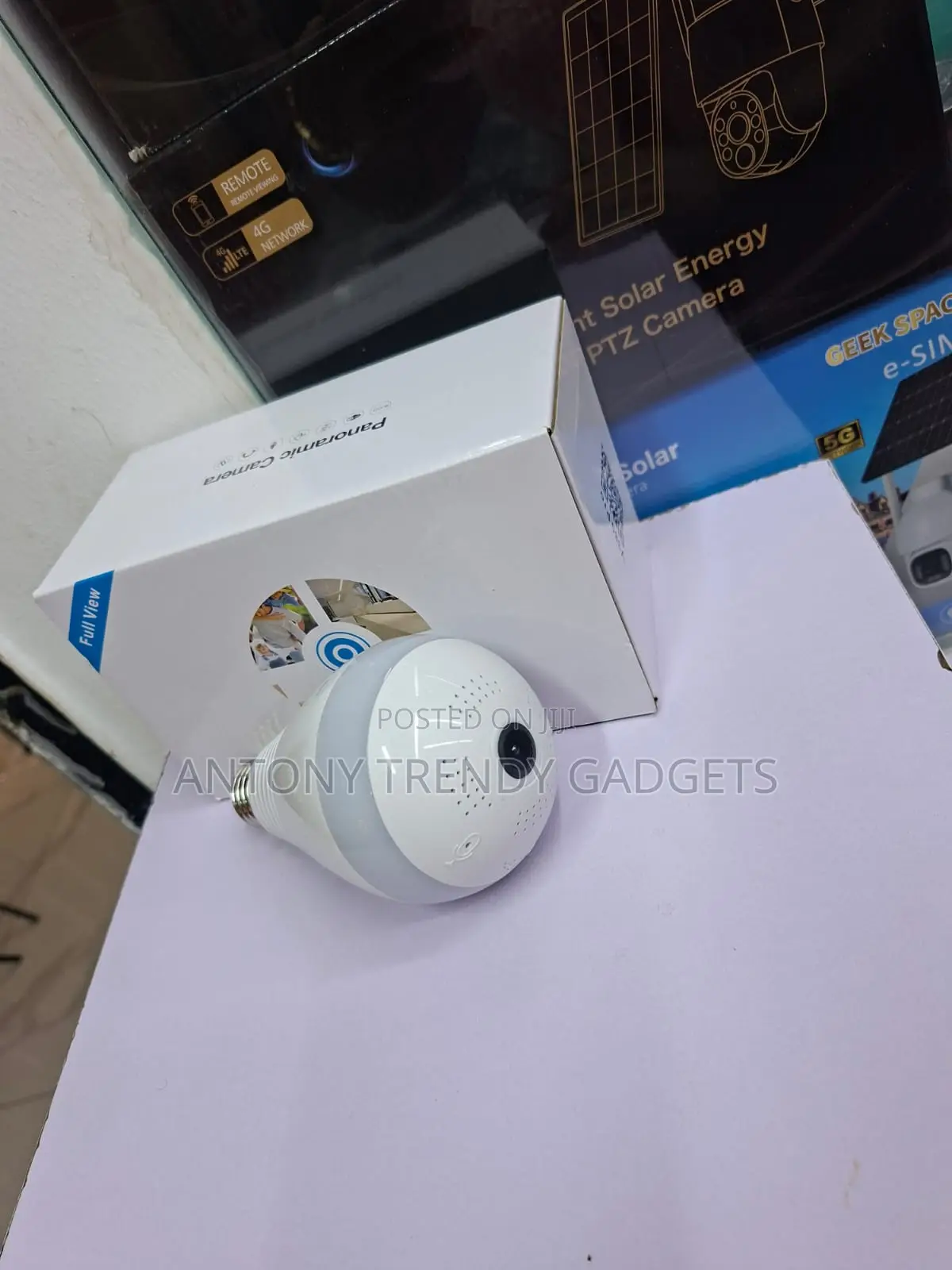 Led Bulb Security Camera 360° Panoramic Wifi CCTV Cam