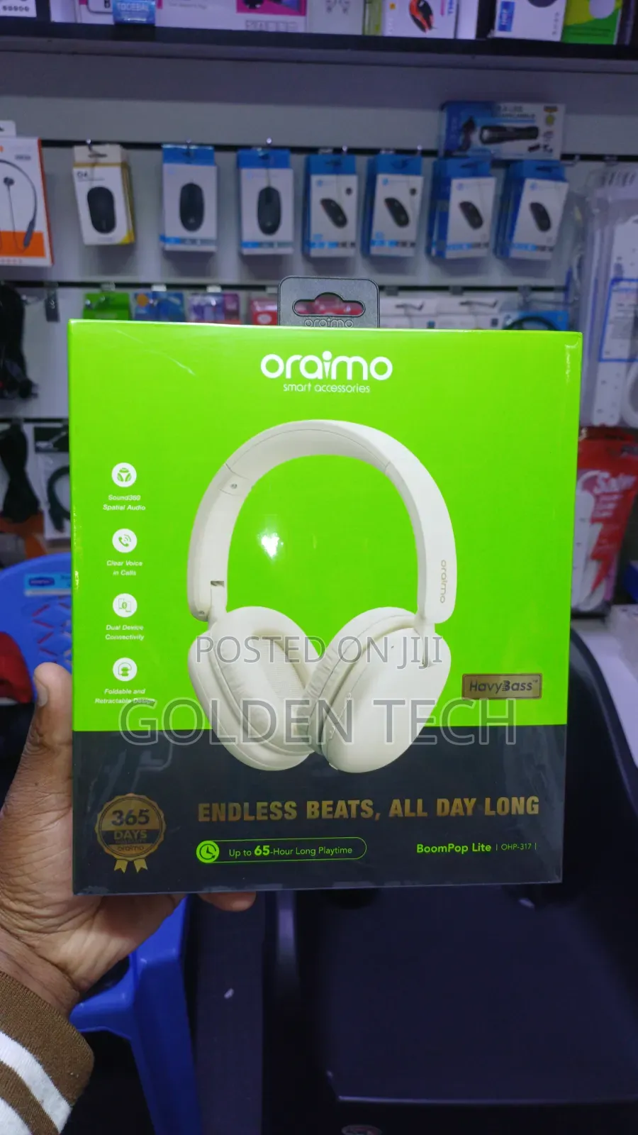 Oraimo Boompop Lite Enc Wireless Headphones (Bluetooth 5.3) Breakdown