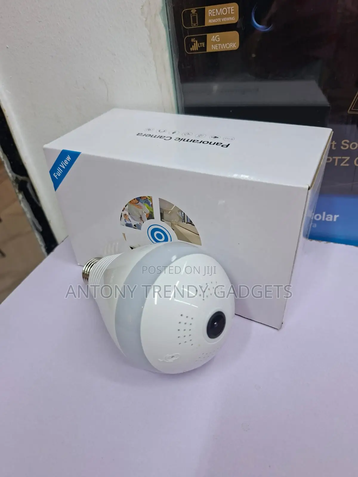 360 Wifi Fisheye Bulb Camera E27 Smart Surveillance Light
