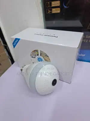 360 Wifi Fisheye Bulb Camera E27 Smart Surveillance Light