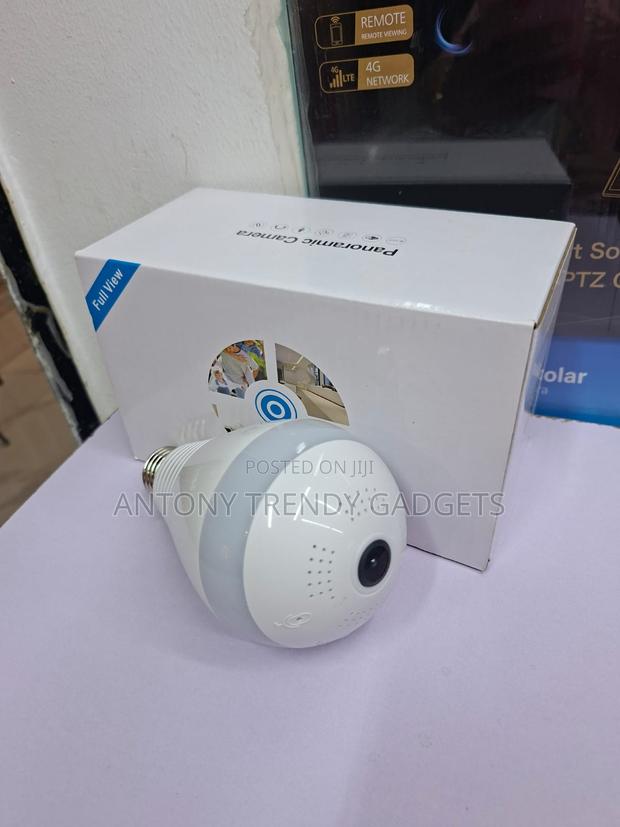 360 Wifi Fisheye Bulb Camera E27 Smart Surveillance Light - thumbnail 3