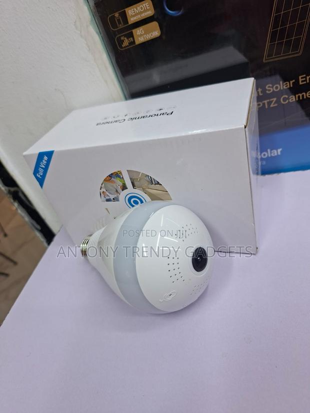 Panoramic Led Bulb Camera Remote Viewing Security Device - thumbnail 2