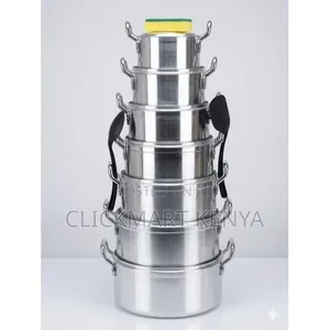 Heavy Cooking Pots Non Toxic Sufuria 7pots With Lids